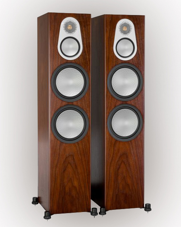 Monitor Audio Silver 500 6G High-End Audio sloupové reprosoustavy ořech