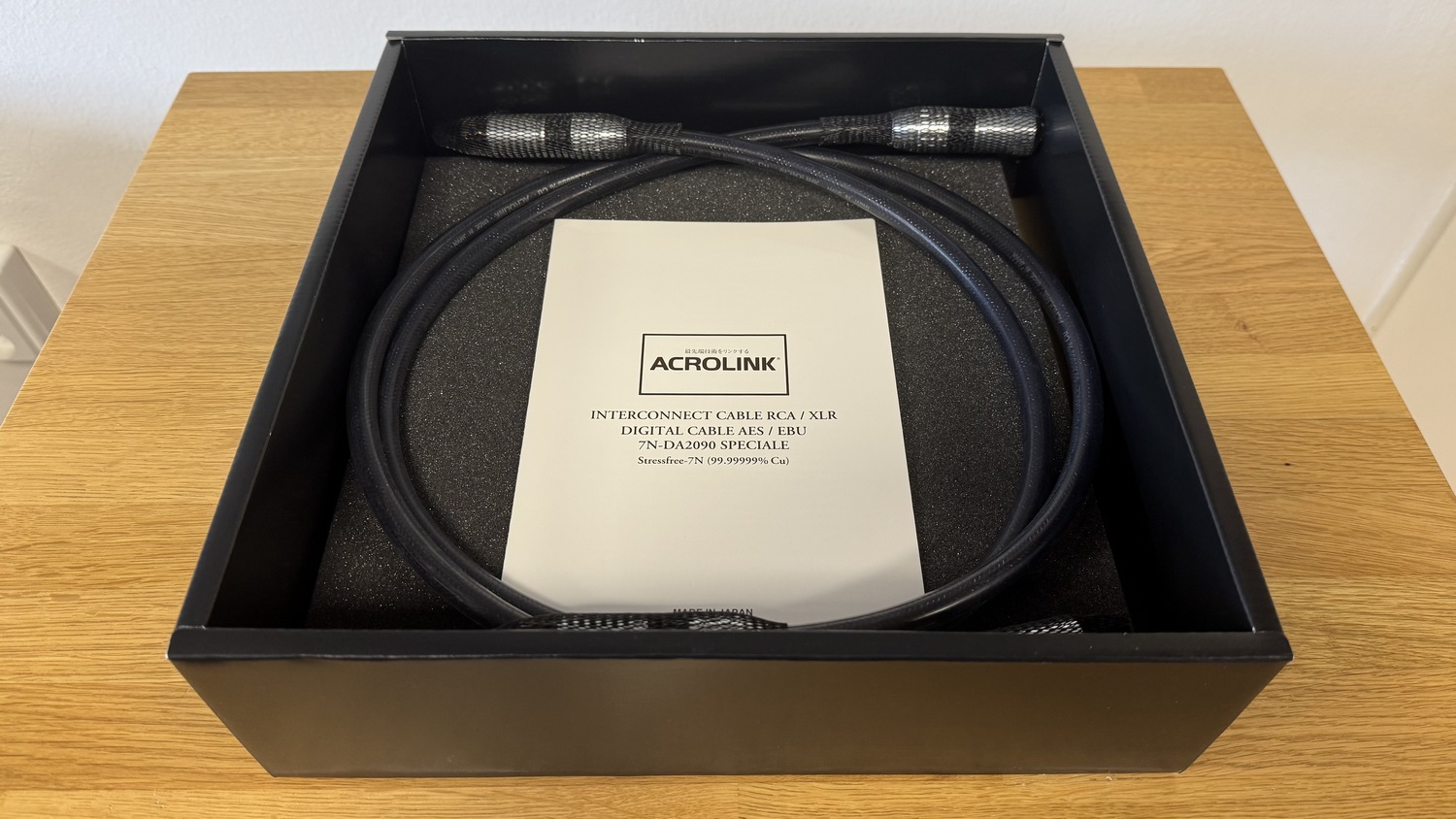 Acrolink 7N-DA2090 Speciale high-endový XLR kabel v délce 1 m