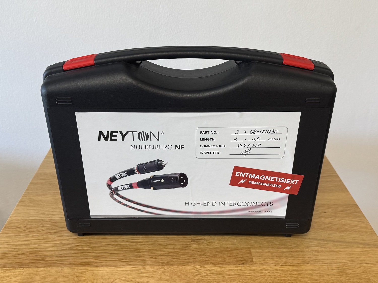 Neyton Nuernberg NF high-endový XLR kabel 1m