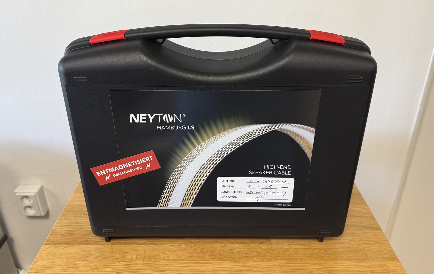 Neyton Hamburg LS high-endový reproduktorový kabel 1,5 m