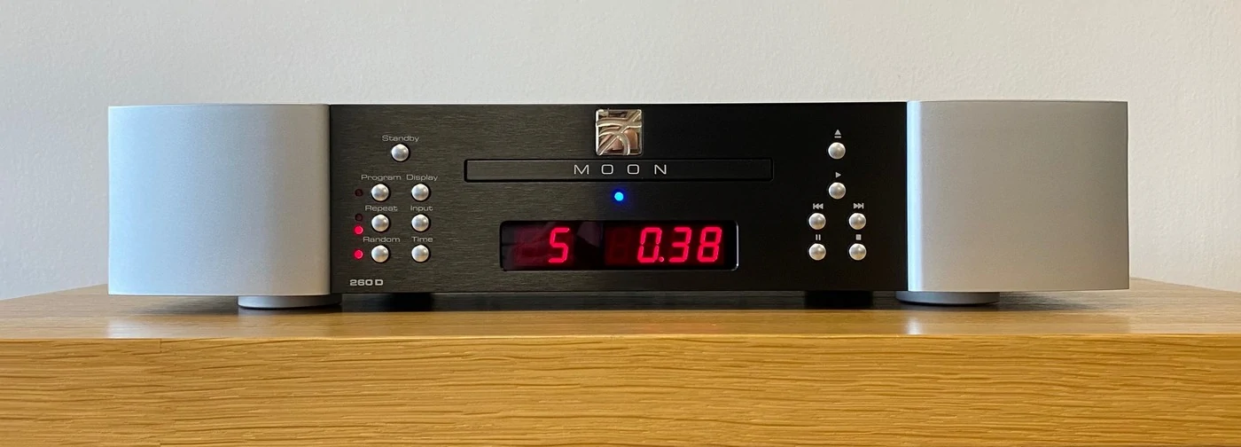 Moon 260D High-End Audio CD přehrávač a převodník/DAC černo stříbrný