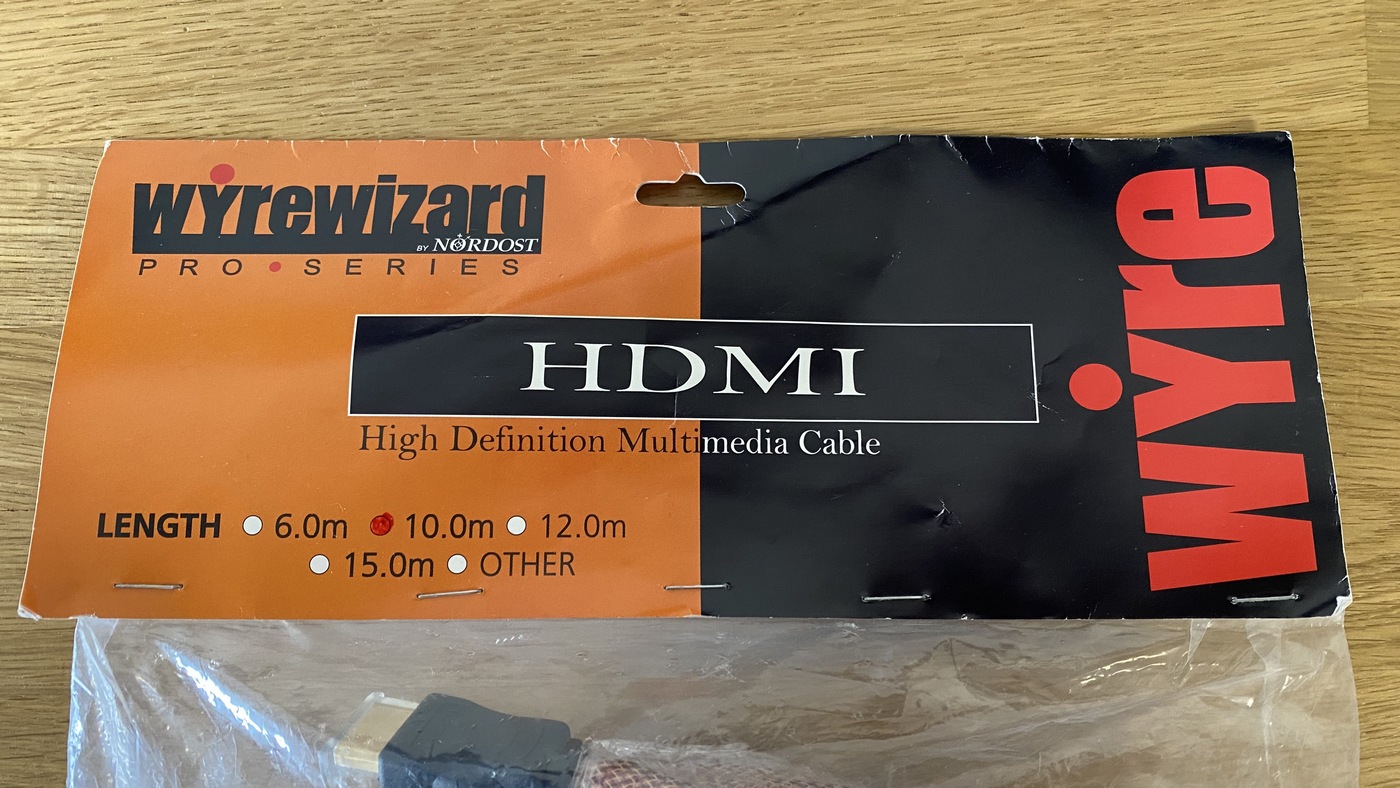 Nordost Wyrewizard High-End Audio Video digitalní HDMI kabel 10 m