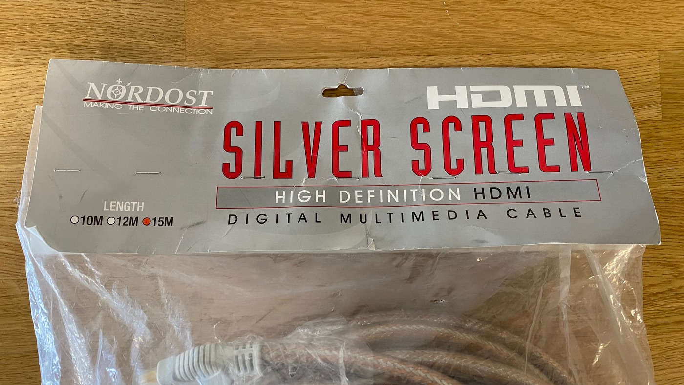 Nordost Silver Screen High-End Audio Video digitalní HDMI kabel 15 m
