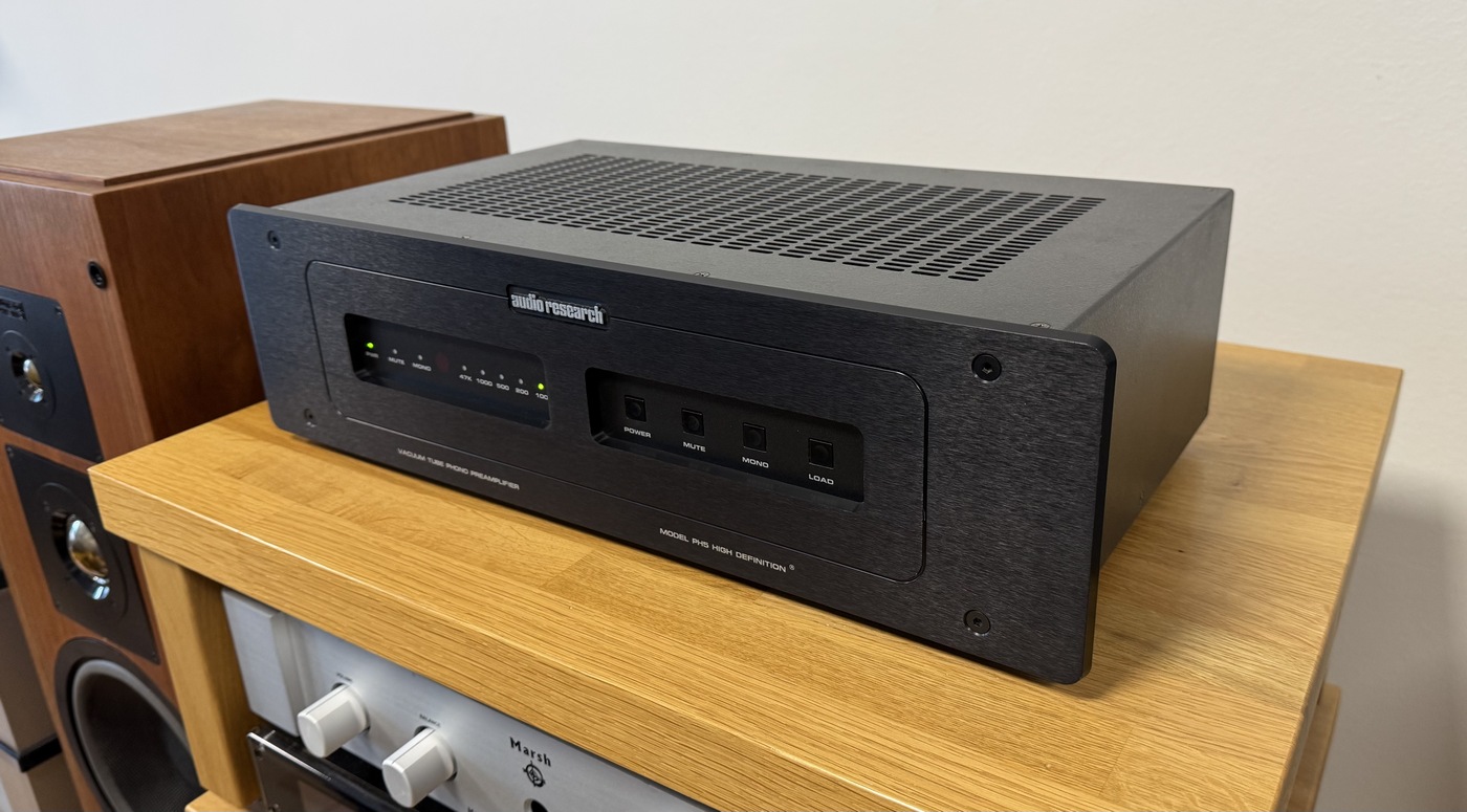 Audio Research PH5 High-End Audio lampový gramofonový předzesilovač černý