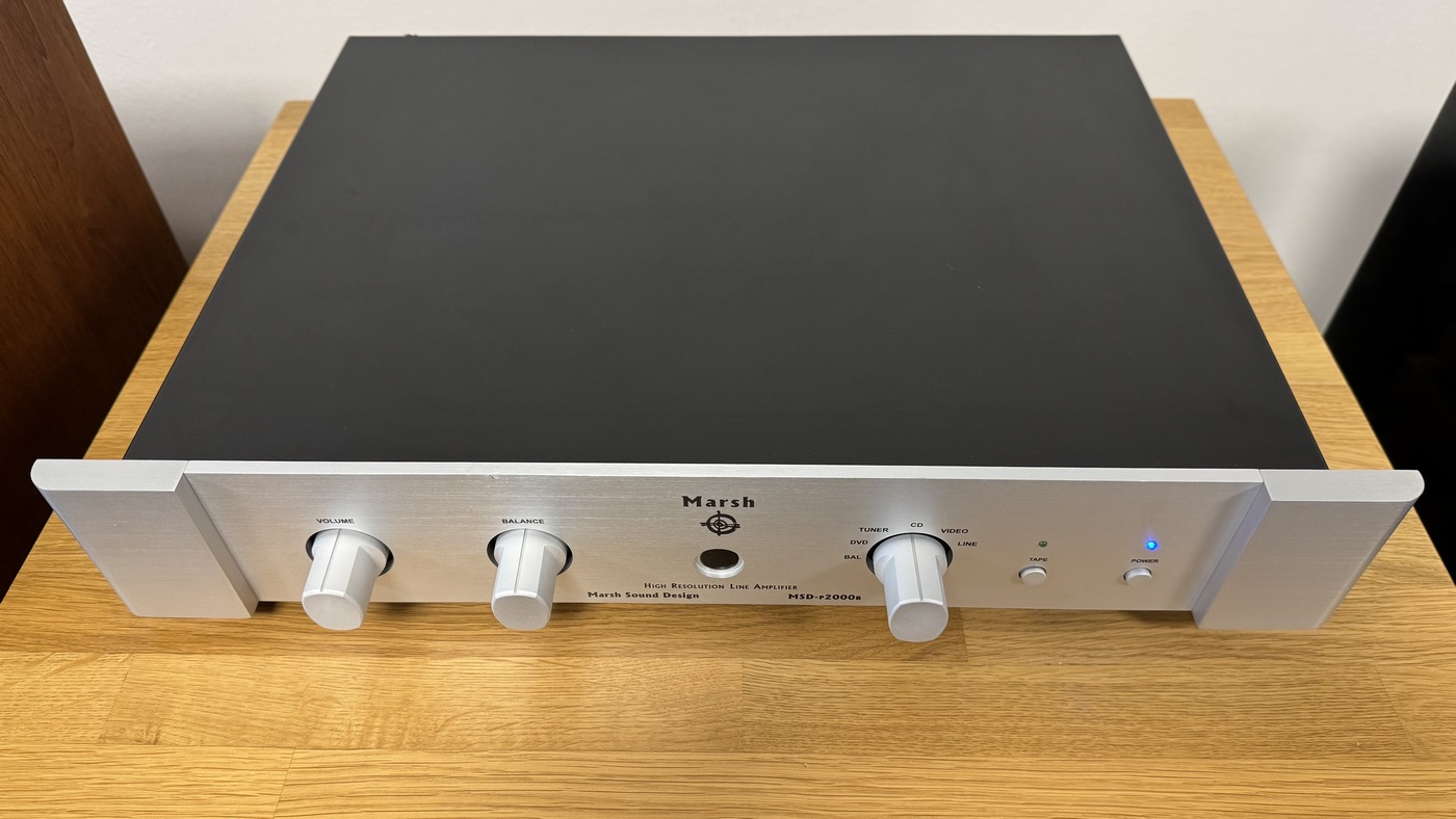 Marsh Sound Design MSD-p2000b High-End Audio analogový předzesilovač stříbrný 