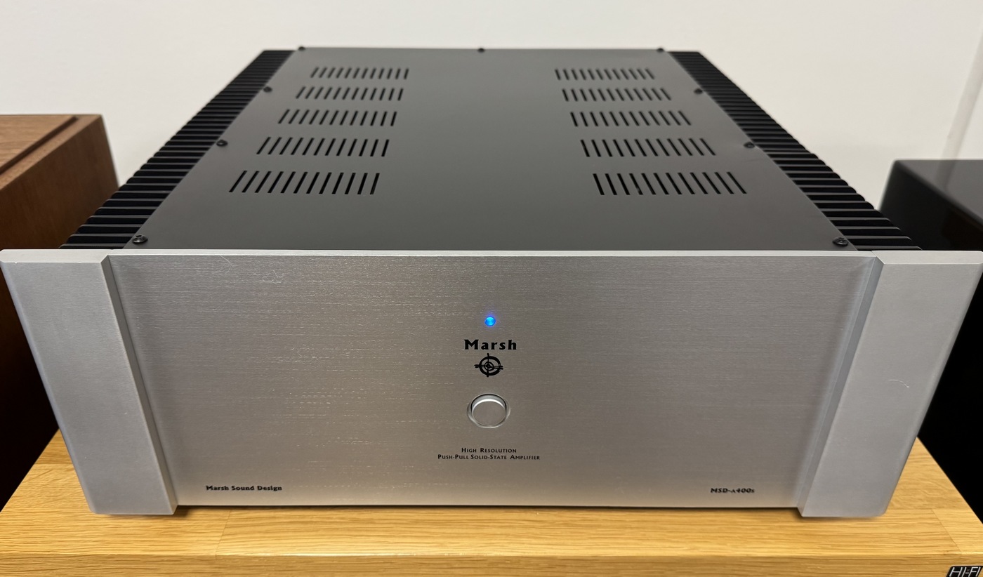 Marsh Sound Design MSD-a400s High-End Audio koncový stereo zesilovač stříbrný