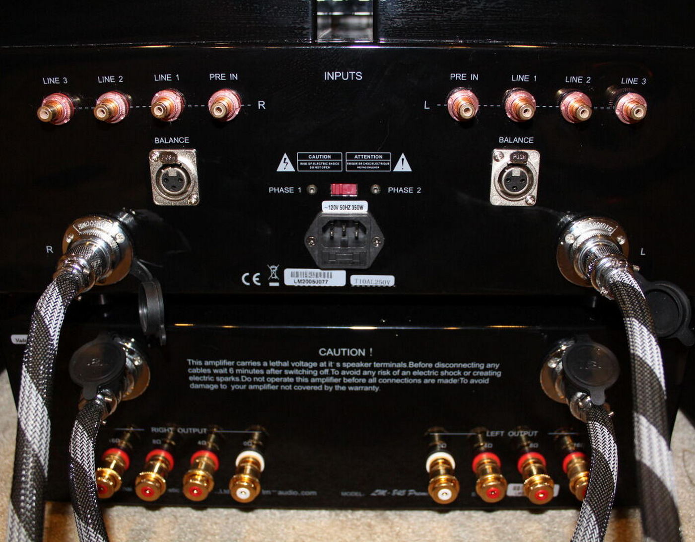 Line Magnetic LM-845 Premium High-End lampový integrovaný zesilovač