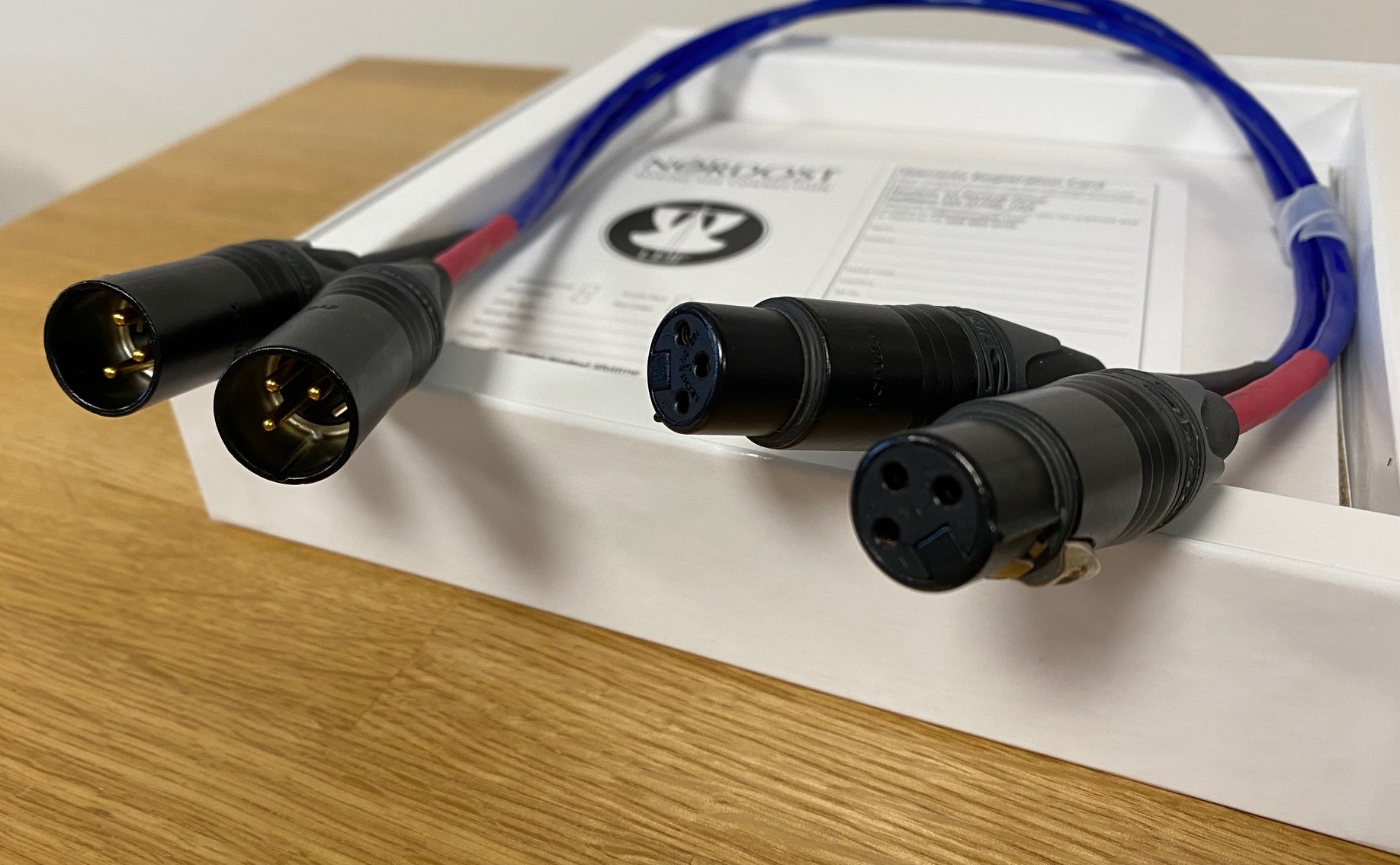 Nordost Blue Heaven High-End Audio analogový XLR kabel 0,6 m
