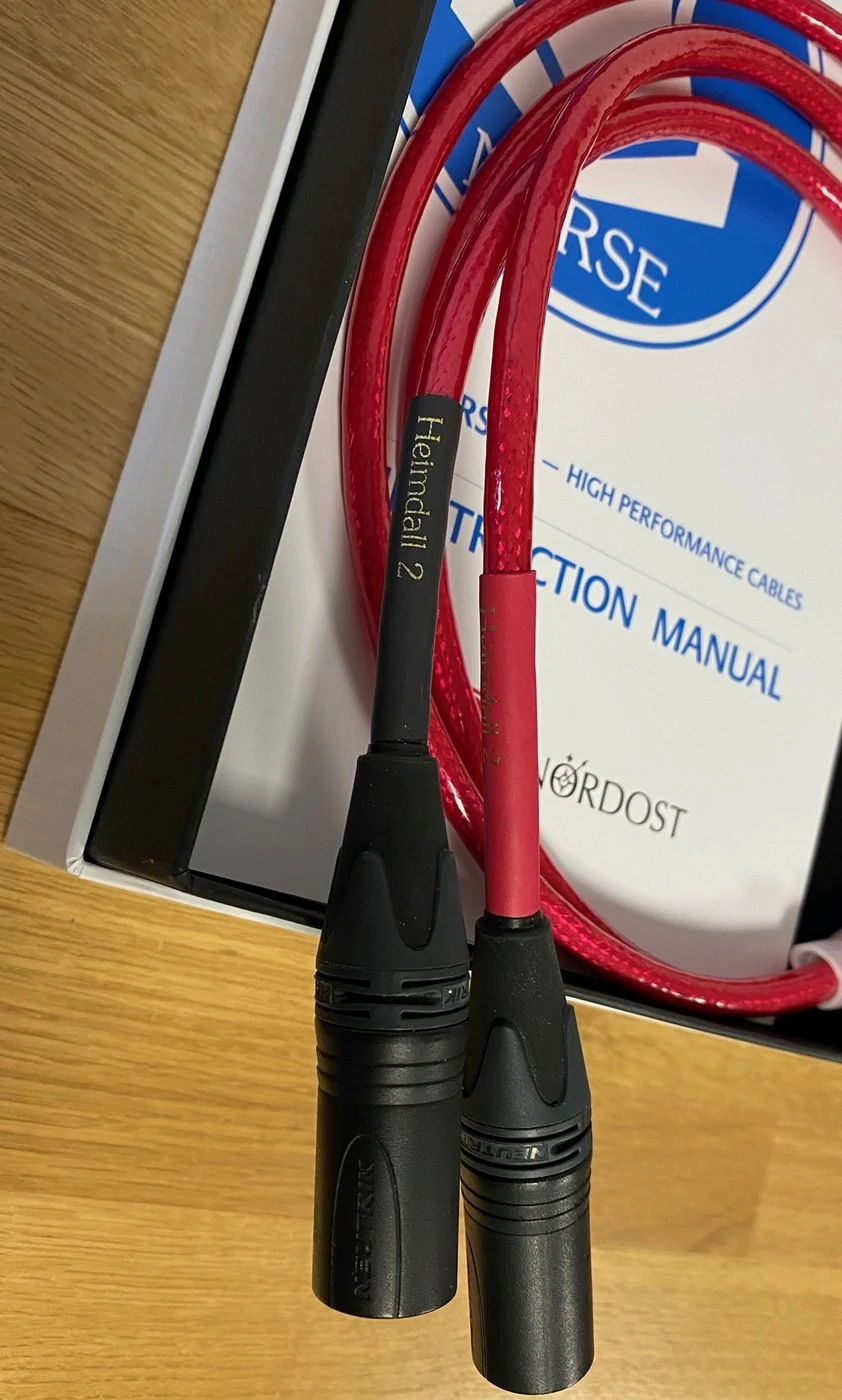 Nordost Heimdall 2 High-End Audio analogový XLR kabel 1 m