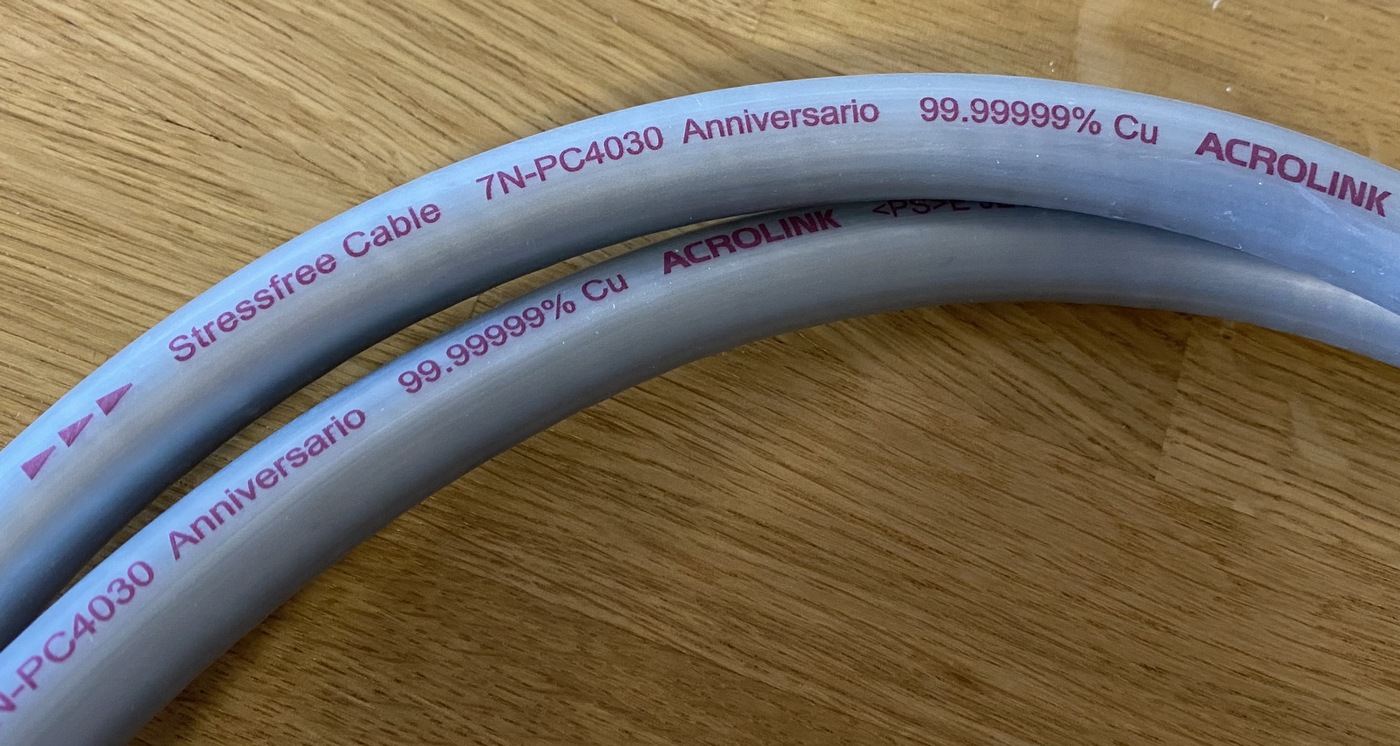Acrolink 7N-PC4030 Anniversario High-End Audio napájecí kabel C15 1,5 m
