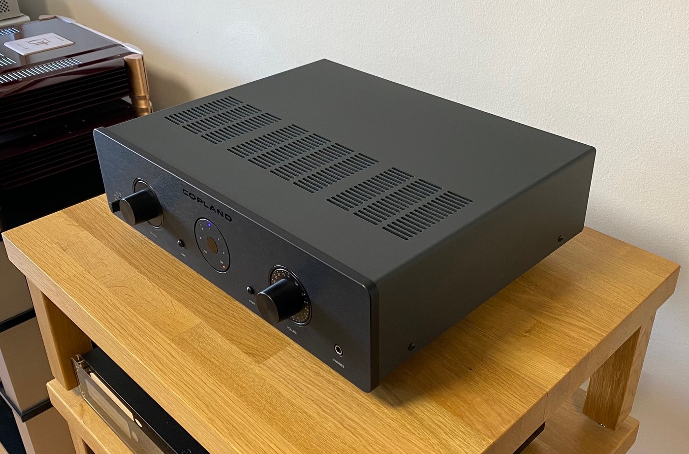Copland CSA 100 High-End Audio integrovaný zesilovač, phono/gramofonový MM předzesilovač a převodník/DAC černý
