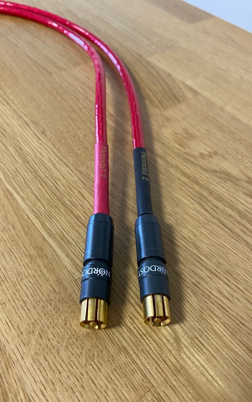 Nordost Heimdall 2 High-End Audio analogový RCA kabel 0,6 m