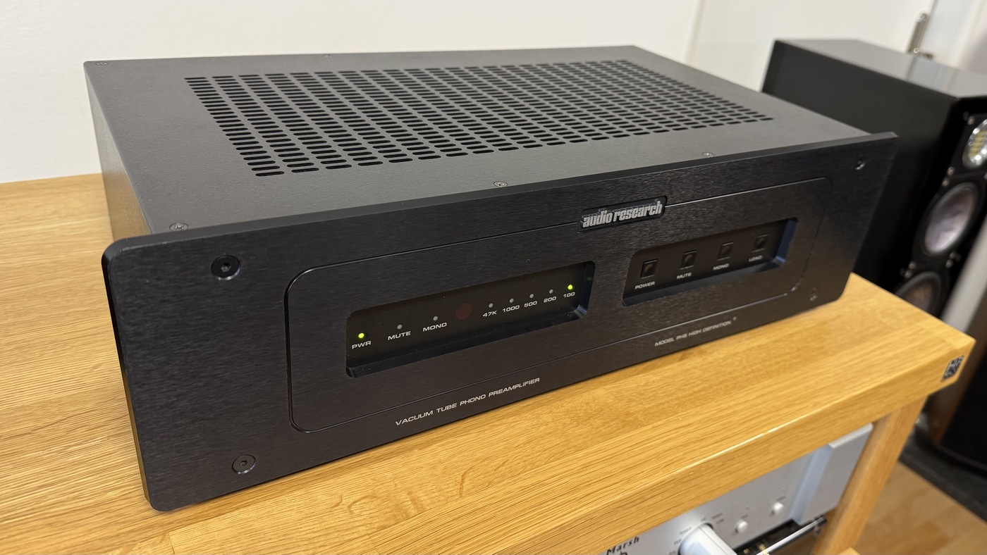 Audio Research PH5 High-End Audio lampový gramofonový předzesilovač černý