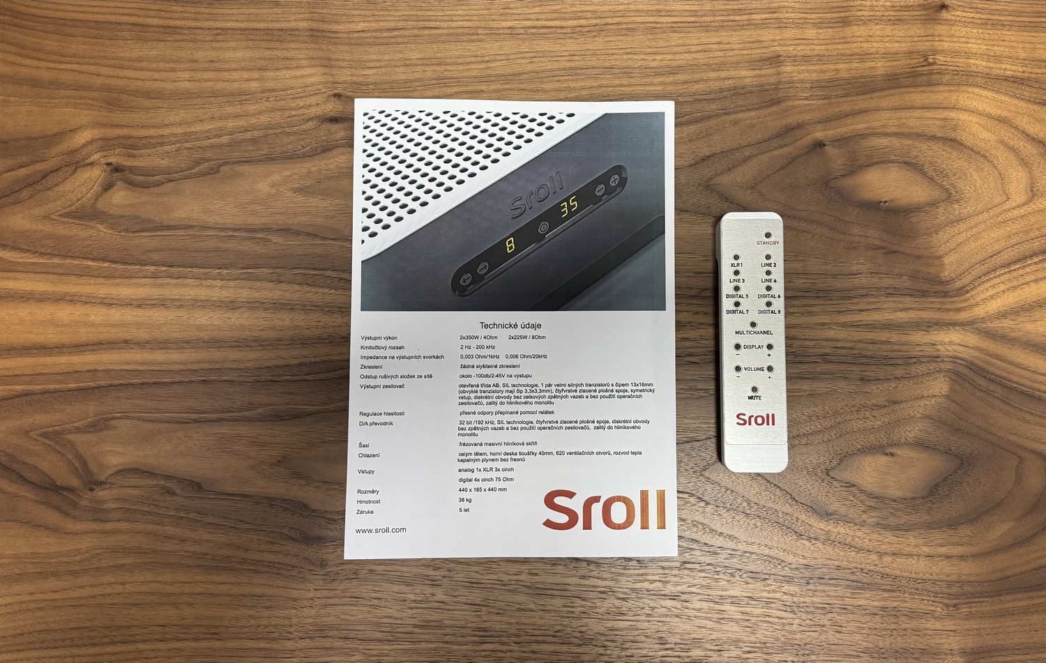 Sroll Lyric MKII high-endový referenční integrovaný zesilovač/DAC