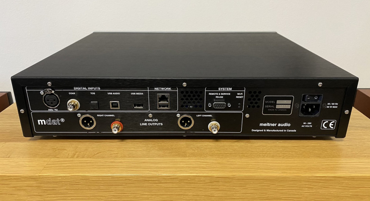Meitner MA3 High-End Audio streamer, digitální předzesil.a DAC
