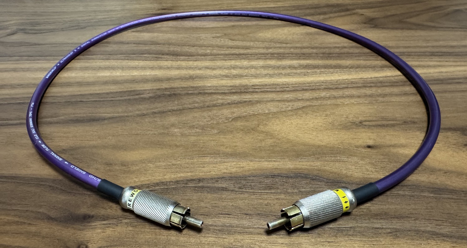 Wireworld Ultraviolet 5 digitální koaxiální kabel 0,75 m