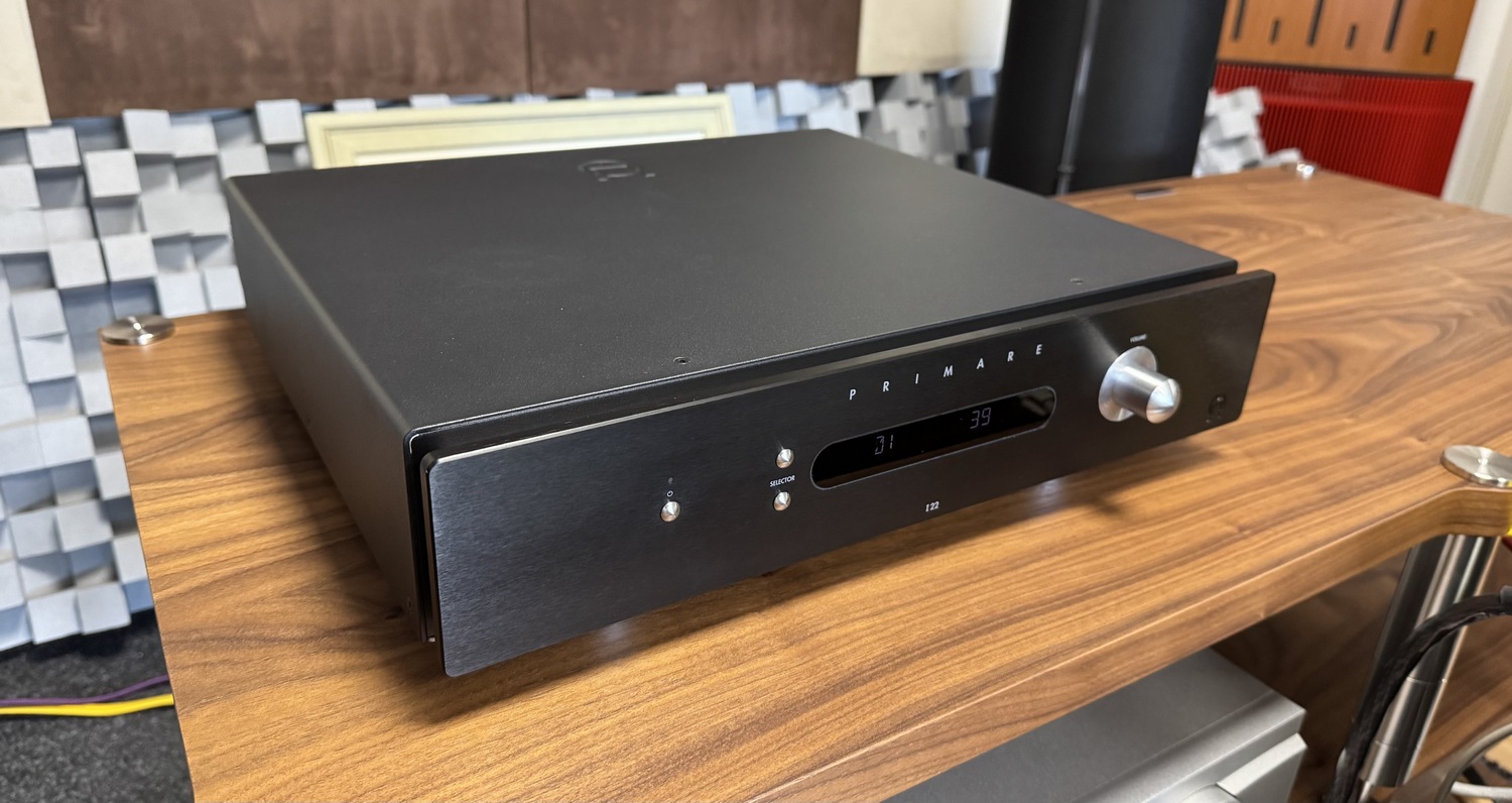 Primare I22 DAC kvalitní integrovaný zesilovač, D/A převodník černý