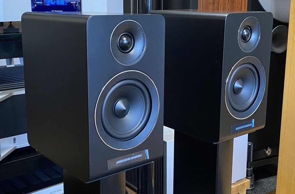 Acoustic Energy AE100 Hi-Fi Audio regálové/stojanové repro/reproduktory/reprosoustavy černé