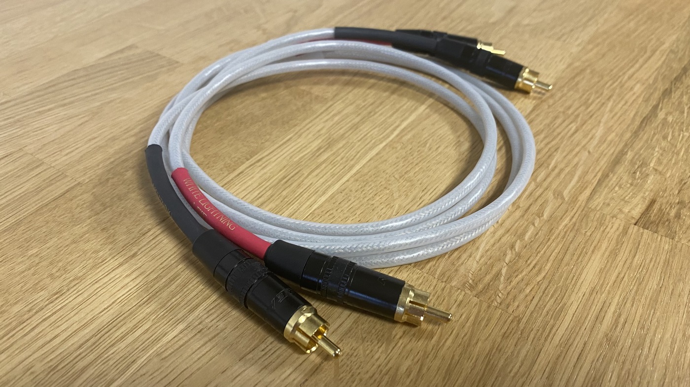 Nordost White Lightning High-End Audio analogový RCA kabel 1 m