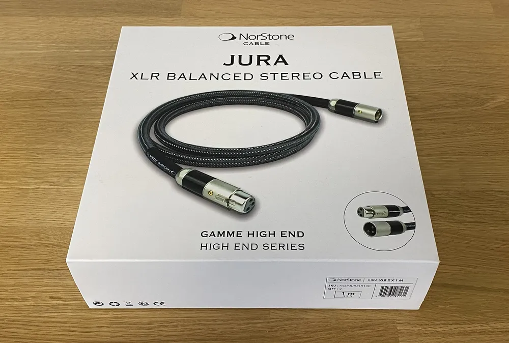 Norstone JURA High-End Audio analogový XLR kabel 1 m