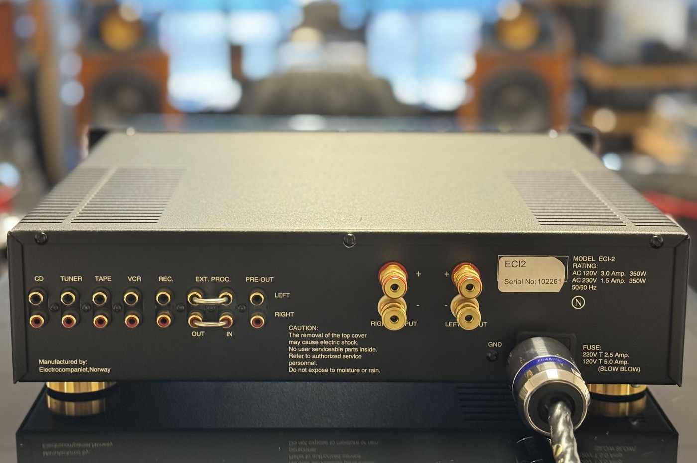 Electrocompaniet ECI-2 High-End Audio integrovaný zesilovač černý