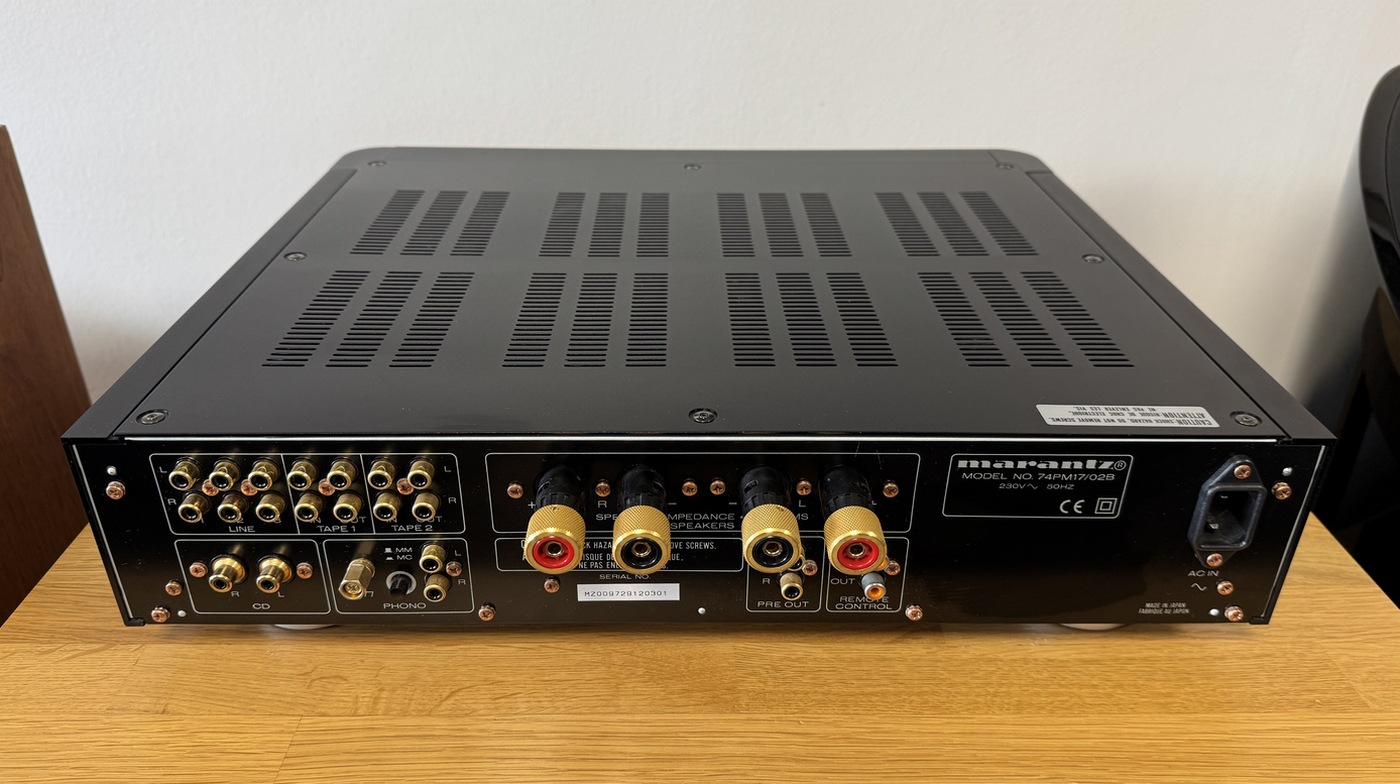 Marantz PM-17 MKII High-End integrovaný zesilovač, Phono MM/MC černý