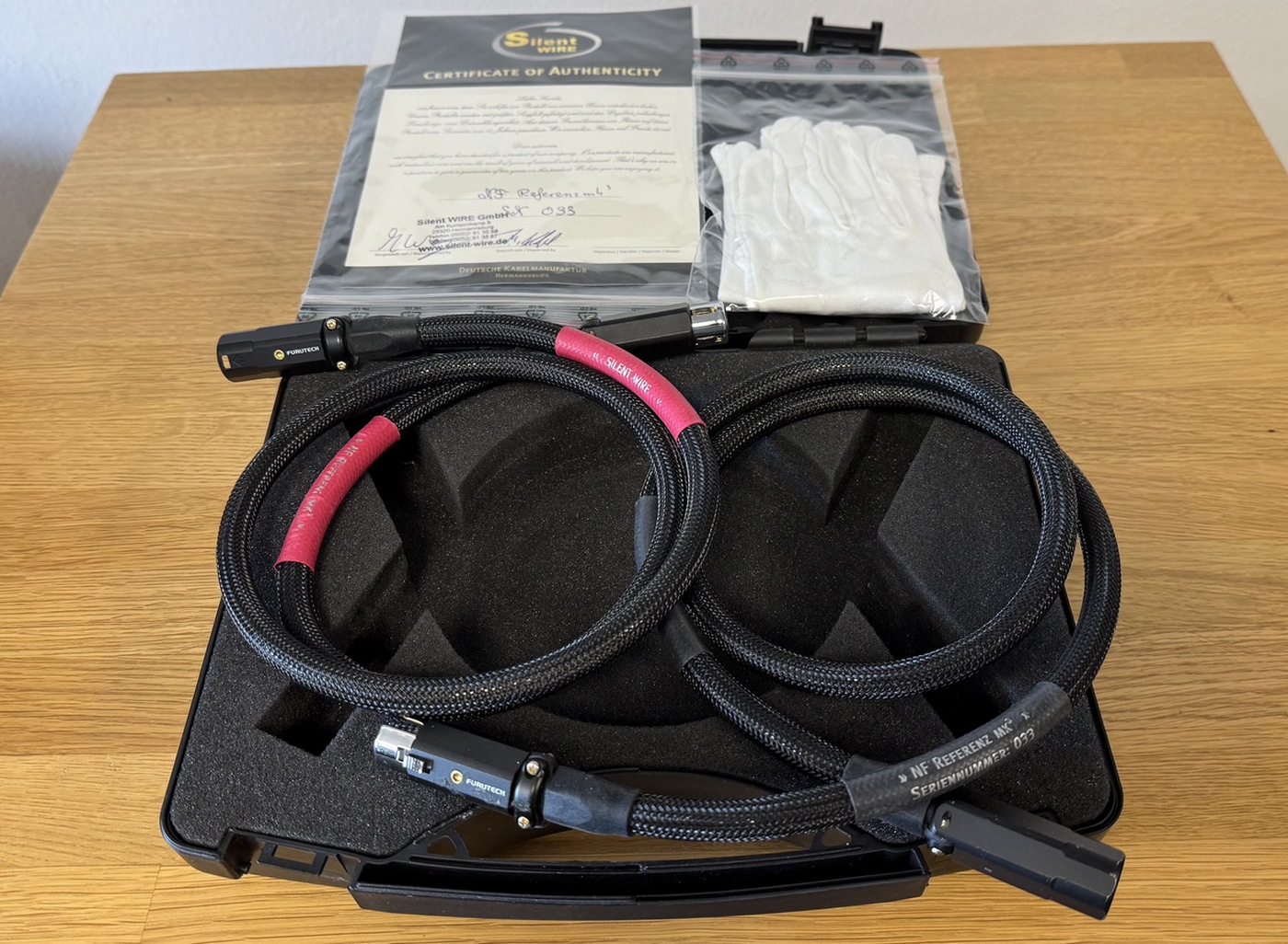 Silent Wire NF Referenz mk3 High-End Audio XLR kabel 1 m