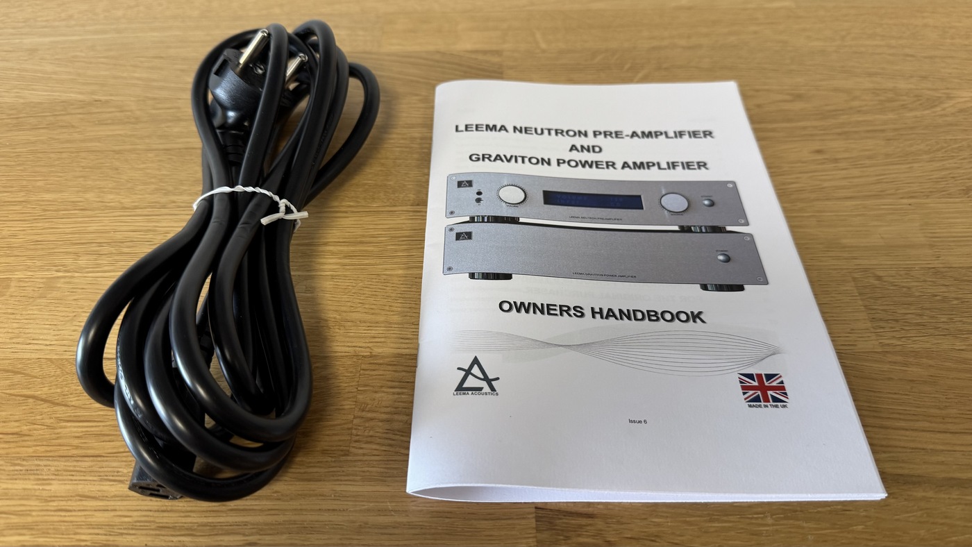 Leema Acoustics Graviton High-End Audio koncový stereo zesilovač černý