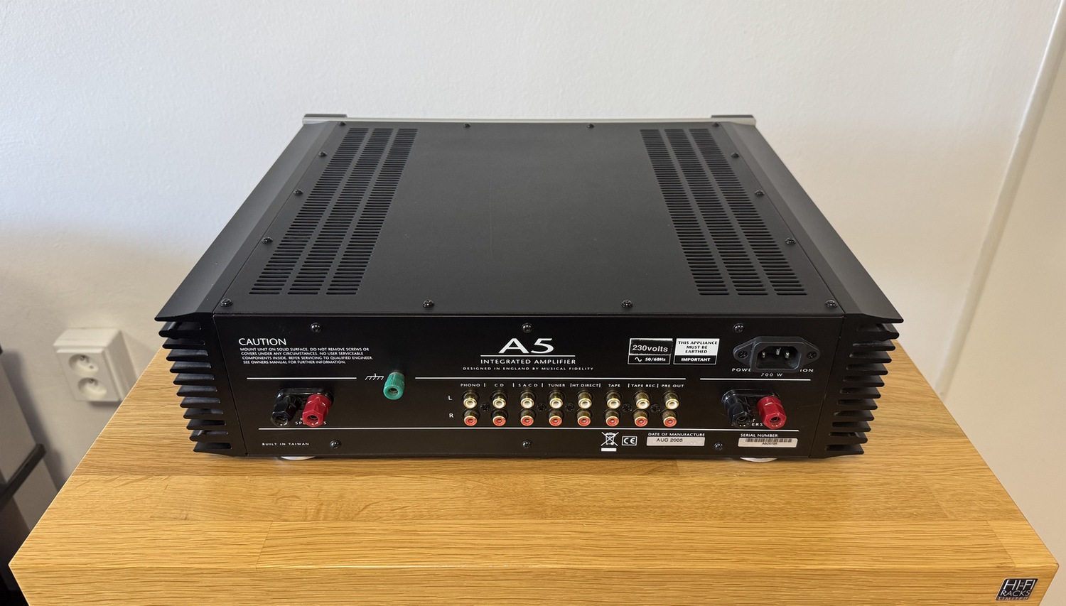 Musical Fidelity A5 high-endový integrovaný zesilovač