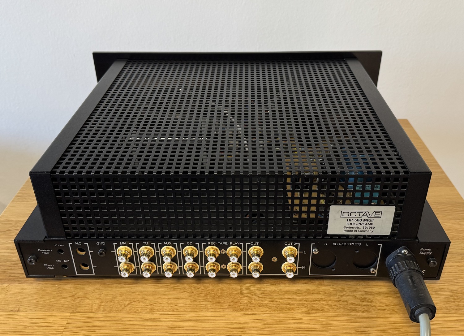 Octave HP 500 MKIII high-endový lampový předzesilovač černý