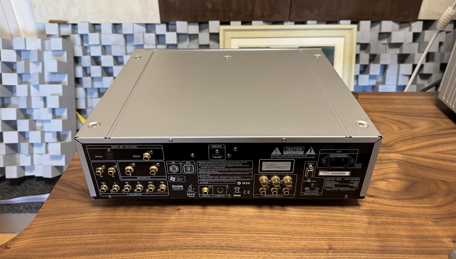 Denon DVD-3800BD high-endový Blu-ray/CD/DVD přehrávač