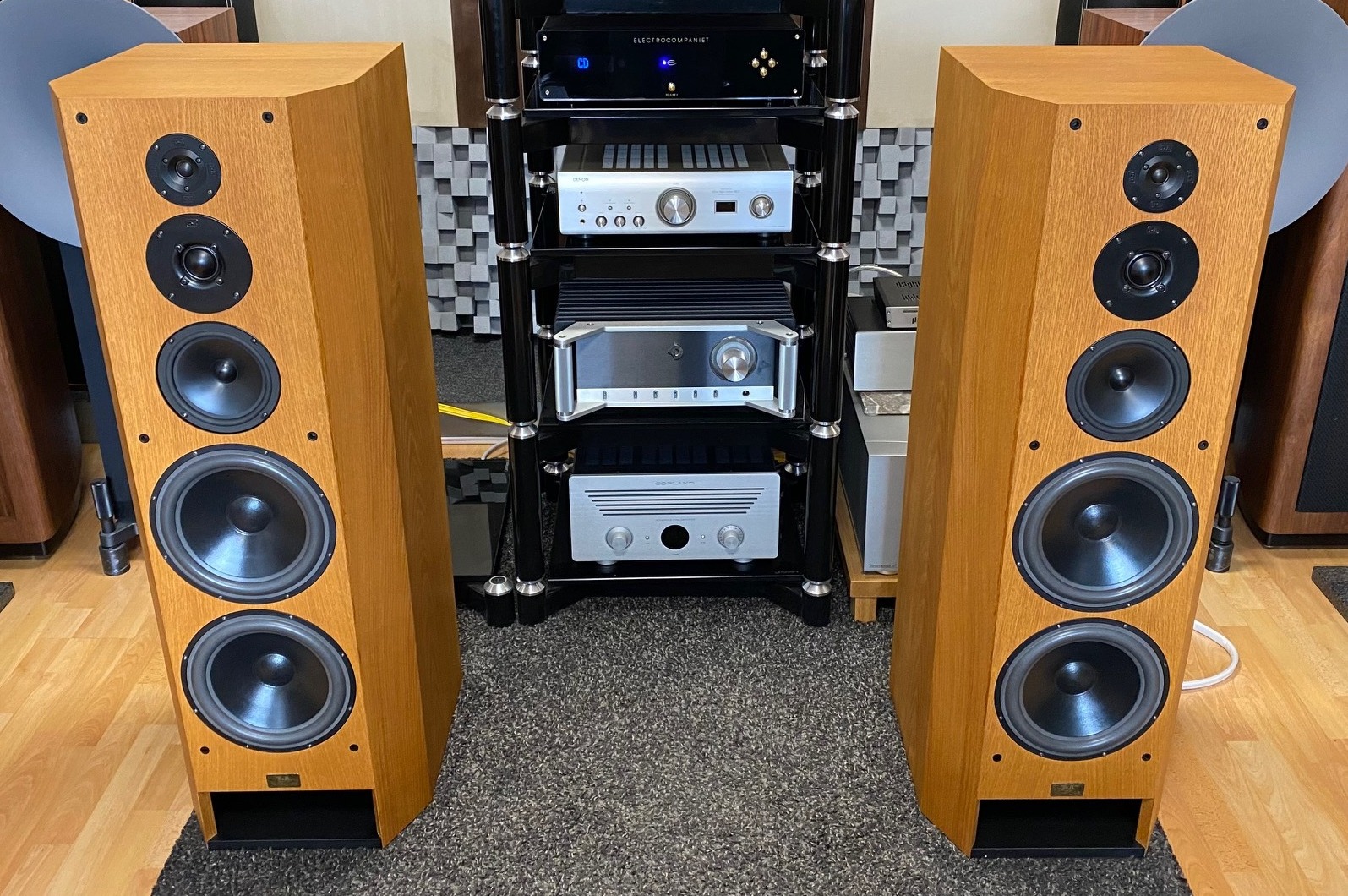 T+A Criterion TMR-160 MK II High-End Audio 4-pásmové sloupové repro/reproduktory/reprosoustavy dub