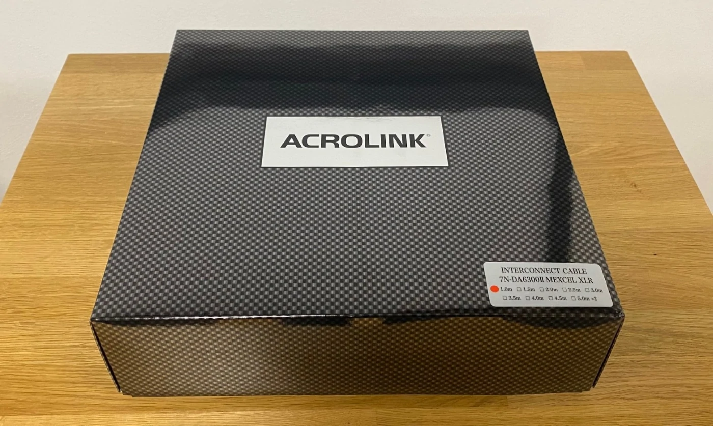 Acrolink 7N-DA6300II Mexcel High-End Audio analogový XLR kabel 1 m