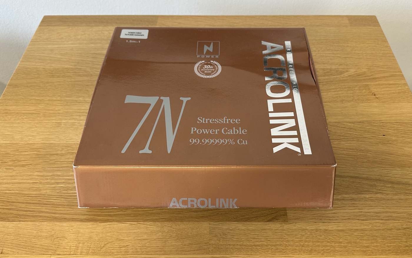 Acrolink 7N-PC4030 Anniversario High-End Audio napájecí kabel C15 1,5 m