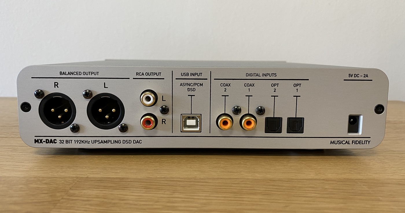Musical Fidelity MX-DAC High-End Audio převodník stříbrný