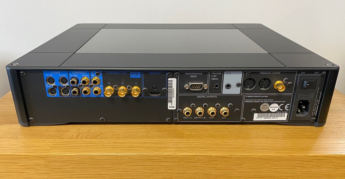 Meridian G96 High-End Audio/Video DVD/CD transport černý