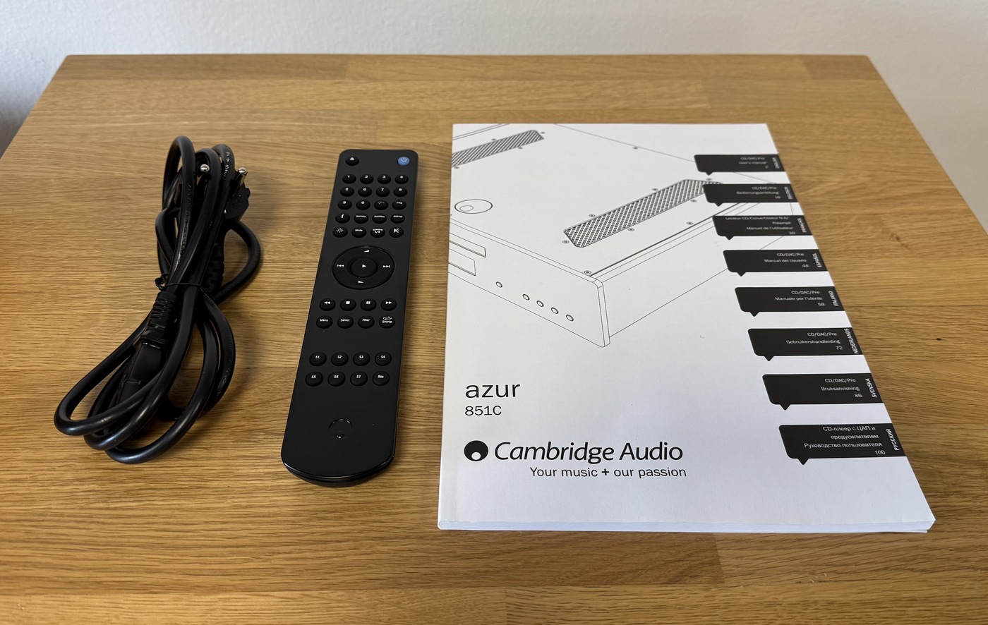 Cambridge Audio Azur 851C CD přehrávač/digitální předzesilovač/DAC stříbrný