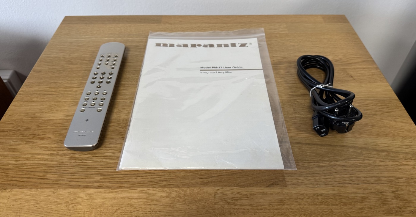 Marantz PM-17 MKII High-End integrovaný zesilovač, Phono MM/MC černý