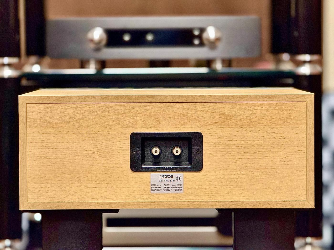 Canton LE 160 CM High-End Audio centrální repro/reproduktor/reprosoustava světlý buk