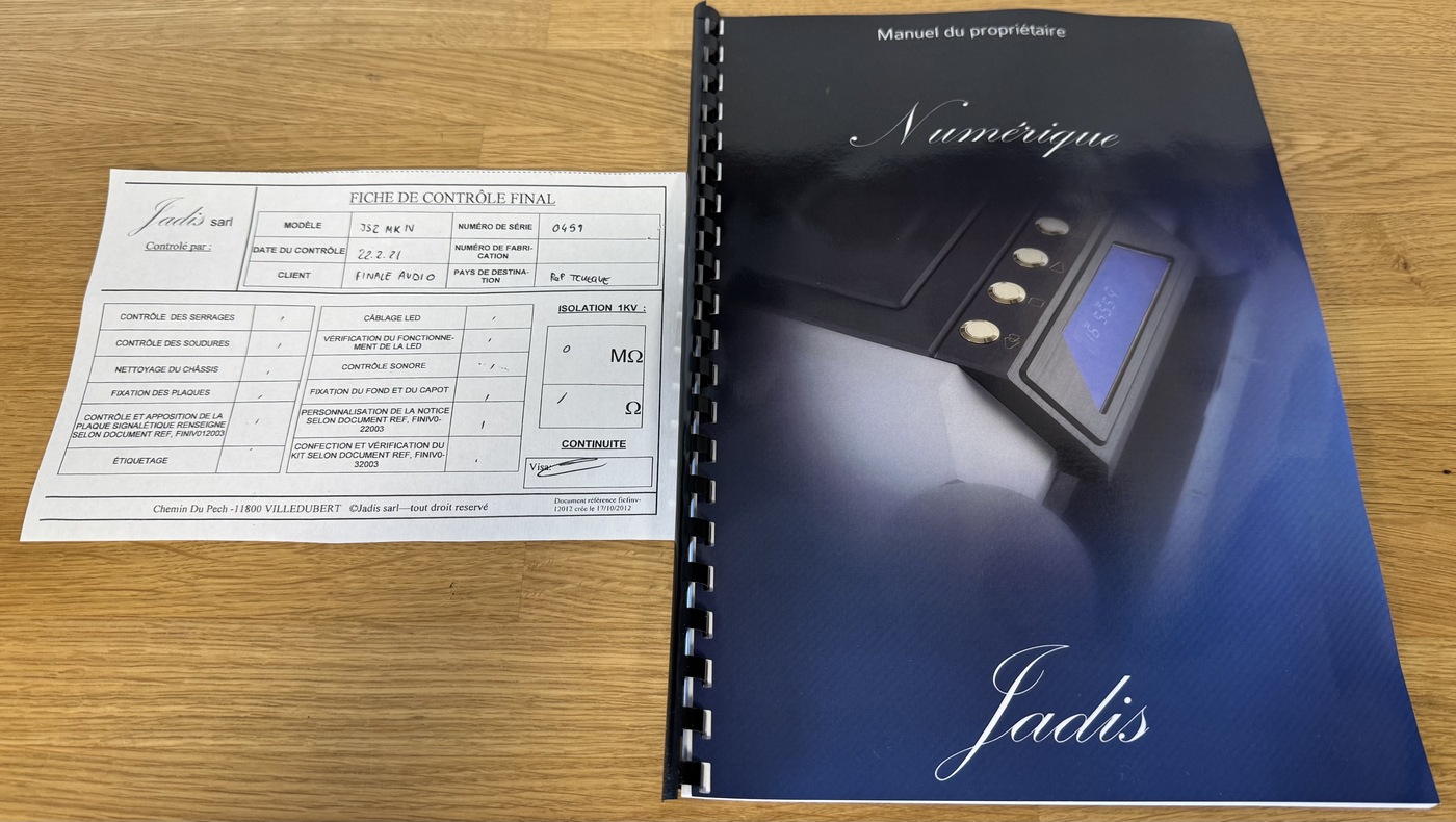 Jadis JS2 MkIV DAC High-End Audio D/A převodník