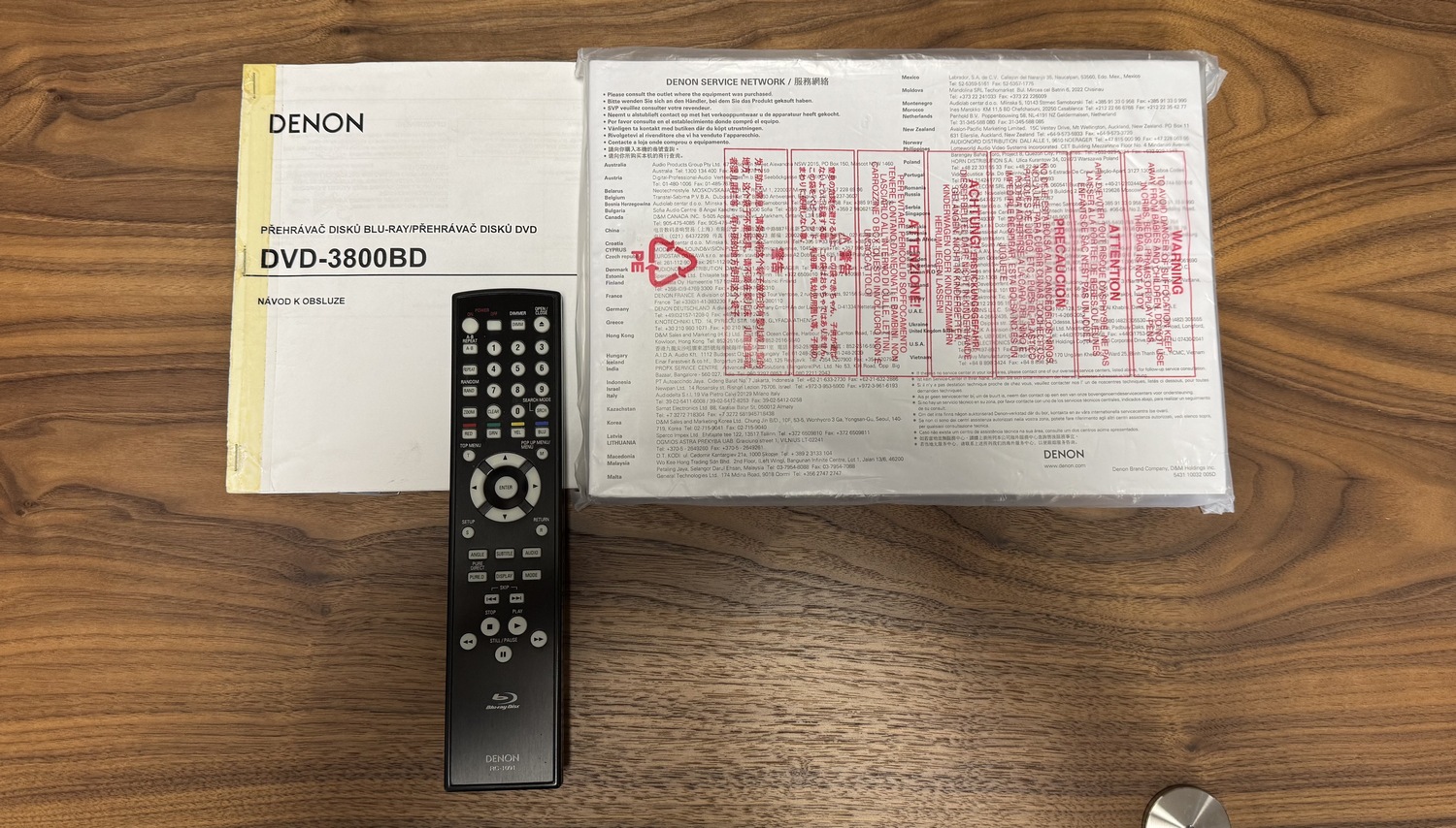 Denon DVD-3800BD high-endový Blu-ray/CD/DVD přehrávač