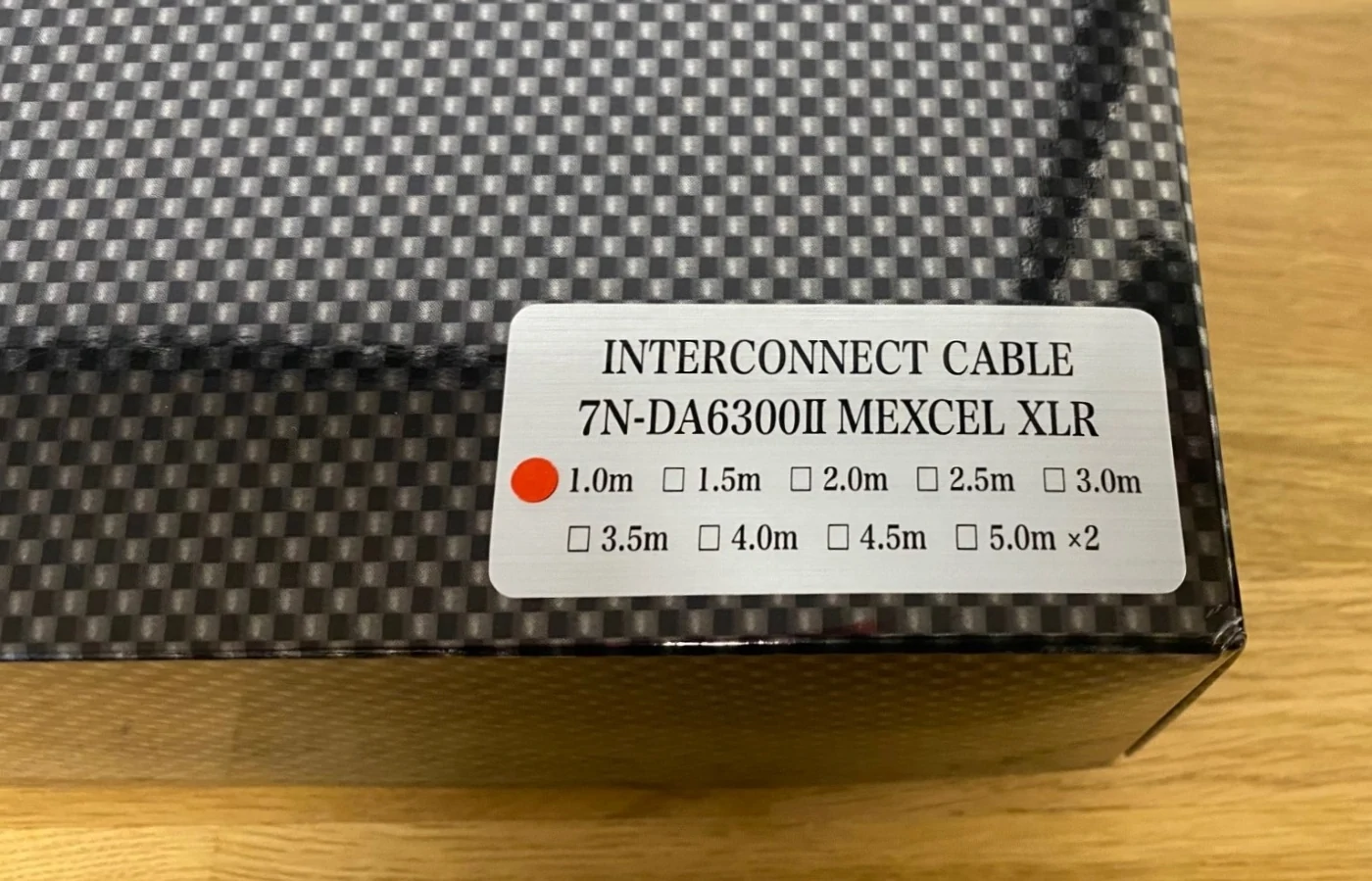 Acrolink 7N-DA6300II Mexcel High-End Audio analogový XLR kabel 1 m