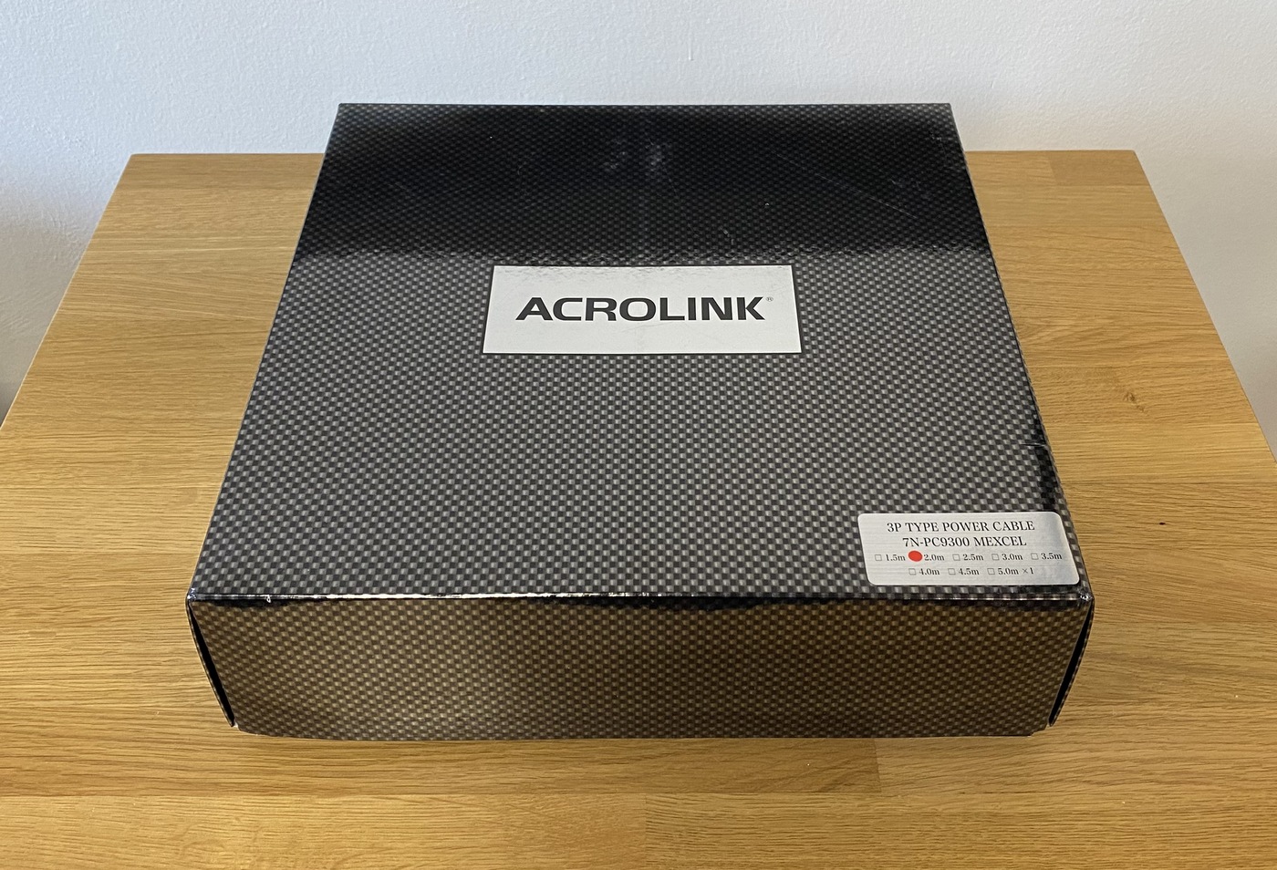 Acrolink 7N-PC9300 MEXCEL High-End Audio napájecí kabel C15 2 m