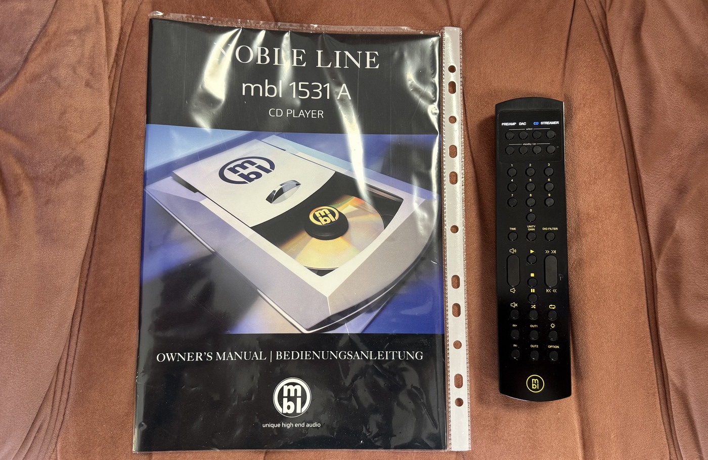 MBL 1531A High-End Audio referenční CD přehrávač-transport