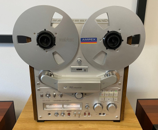 Akai GX-646 Vintage Audio kotoučový/cívkový magnetofon stříbrný/ořech
