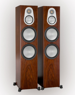 Monitor Audio Silver 500 6G High-End Audio sloupové reprosoustavy ořech