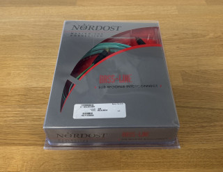 Nordost Bass-Line plochý subwooferový RCA kabel v délce 3m